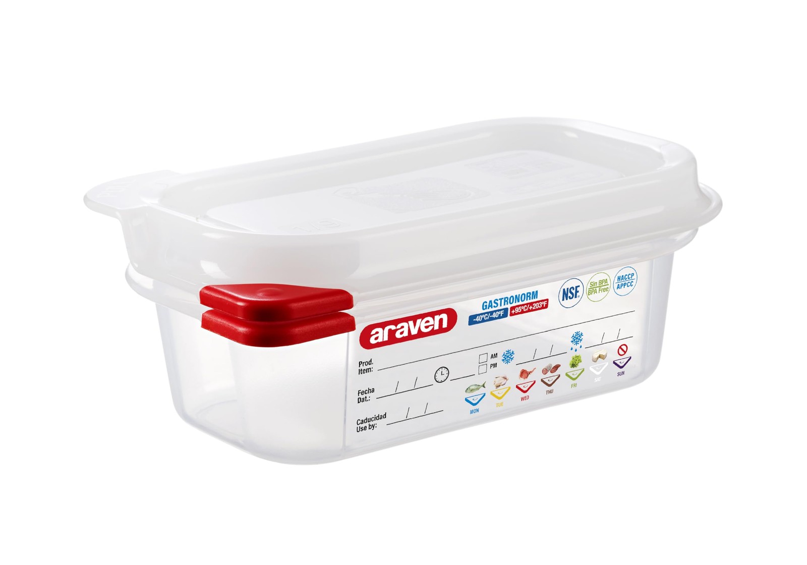 Airtight Container, Food Pan with Lid for Storage in Kitchen and Restaurant, …
