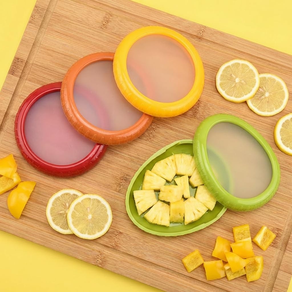 Avocado Saver and Tomato Holder, Onion Antioxidation Storage Set – Set of 4 R…