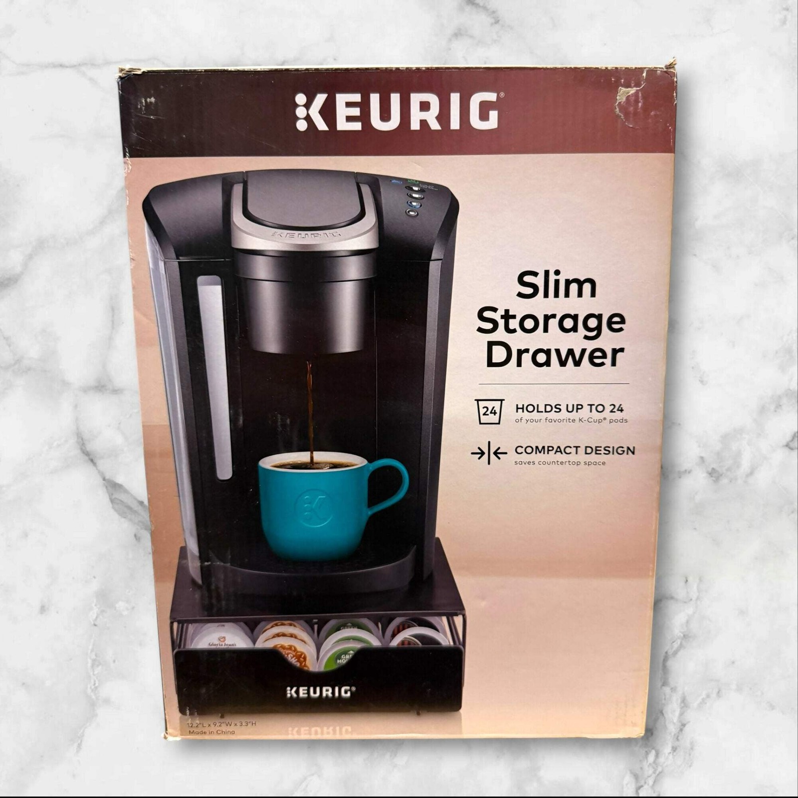 Keurig Slim Storage Drawer for K-Cups | Holds 24 Pods | New in Box