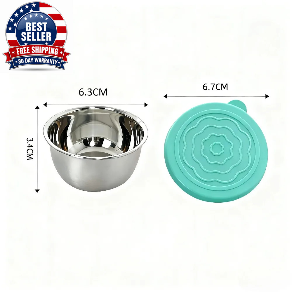 12Pc 304 Stainless Steel Food Containers with Leakproof Lids – Dishwasher Safe S