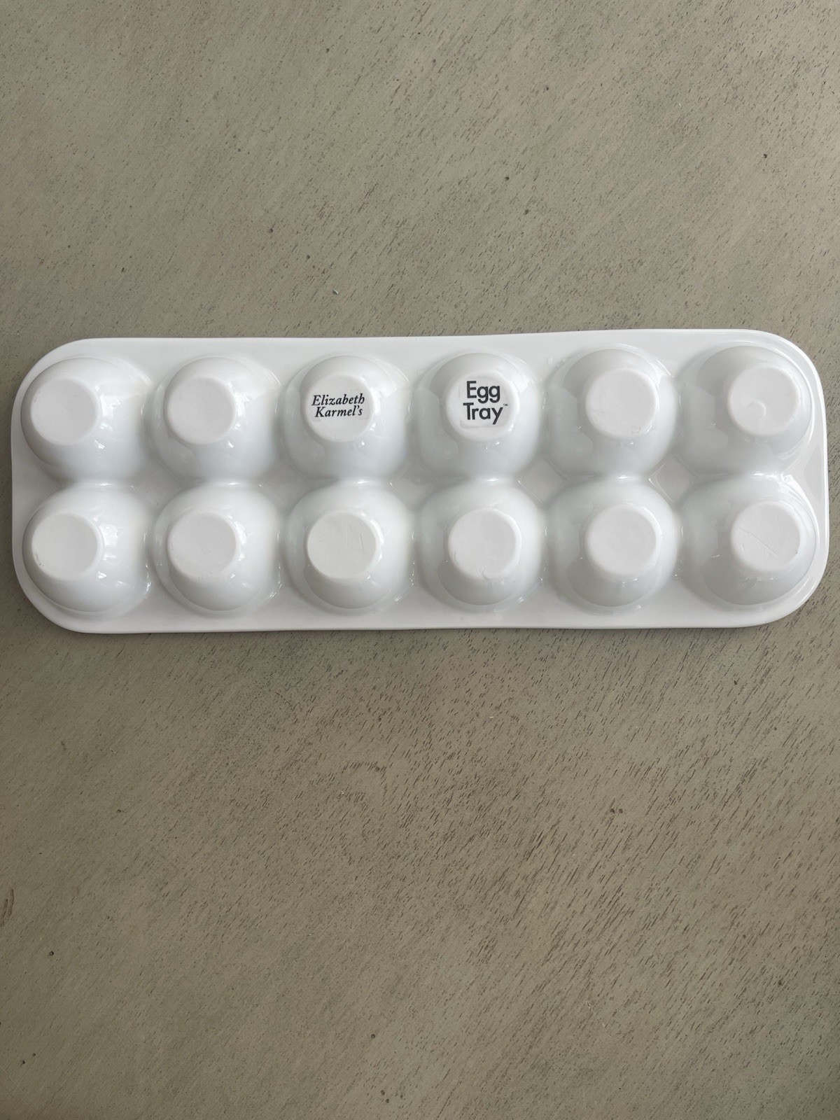 Elizabeth Karmel’s Porcelain Egg Tray White