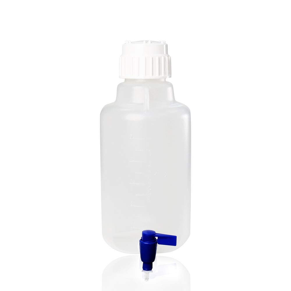 Maccx 5L Round Carboys,PP Material, w/Spigot and Screw Closure in PP Material, w
