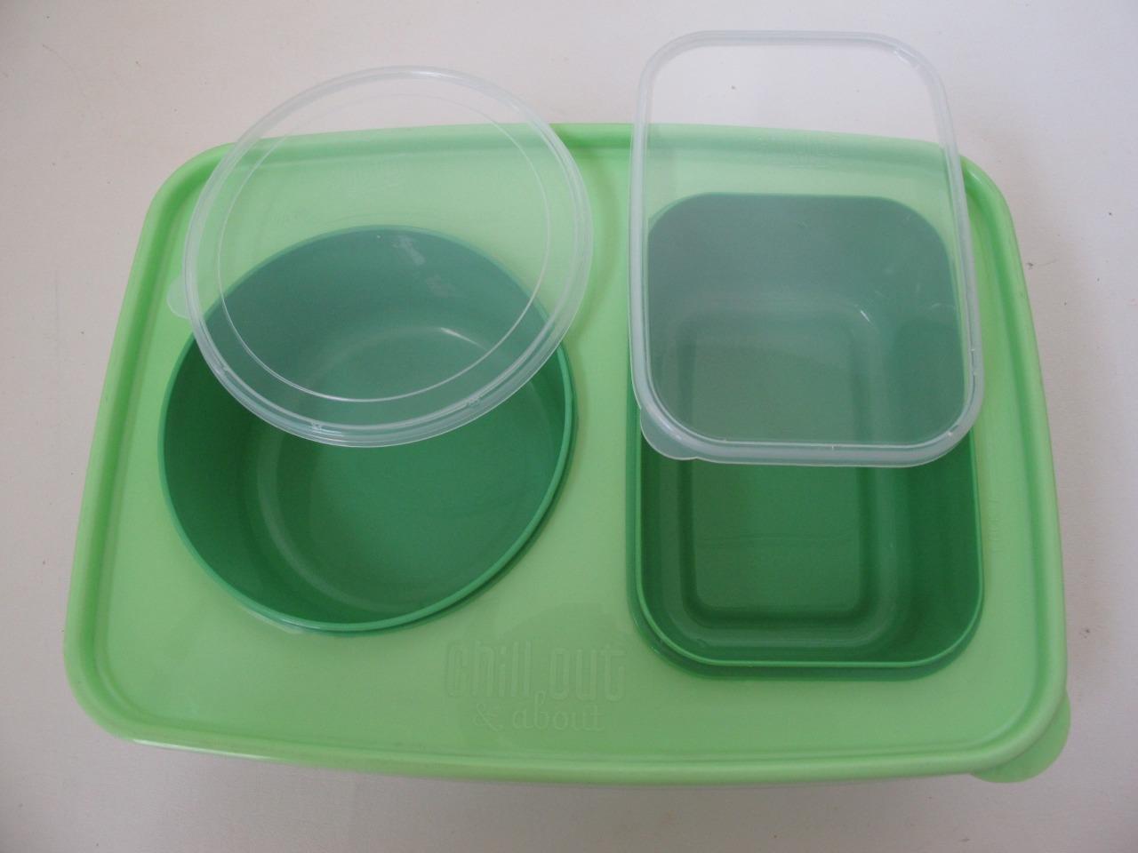 NEW Chill Out & About 14 pc Stay Cool Serve & Store System Buffet Picnic Potluck