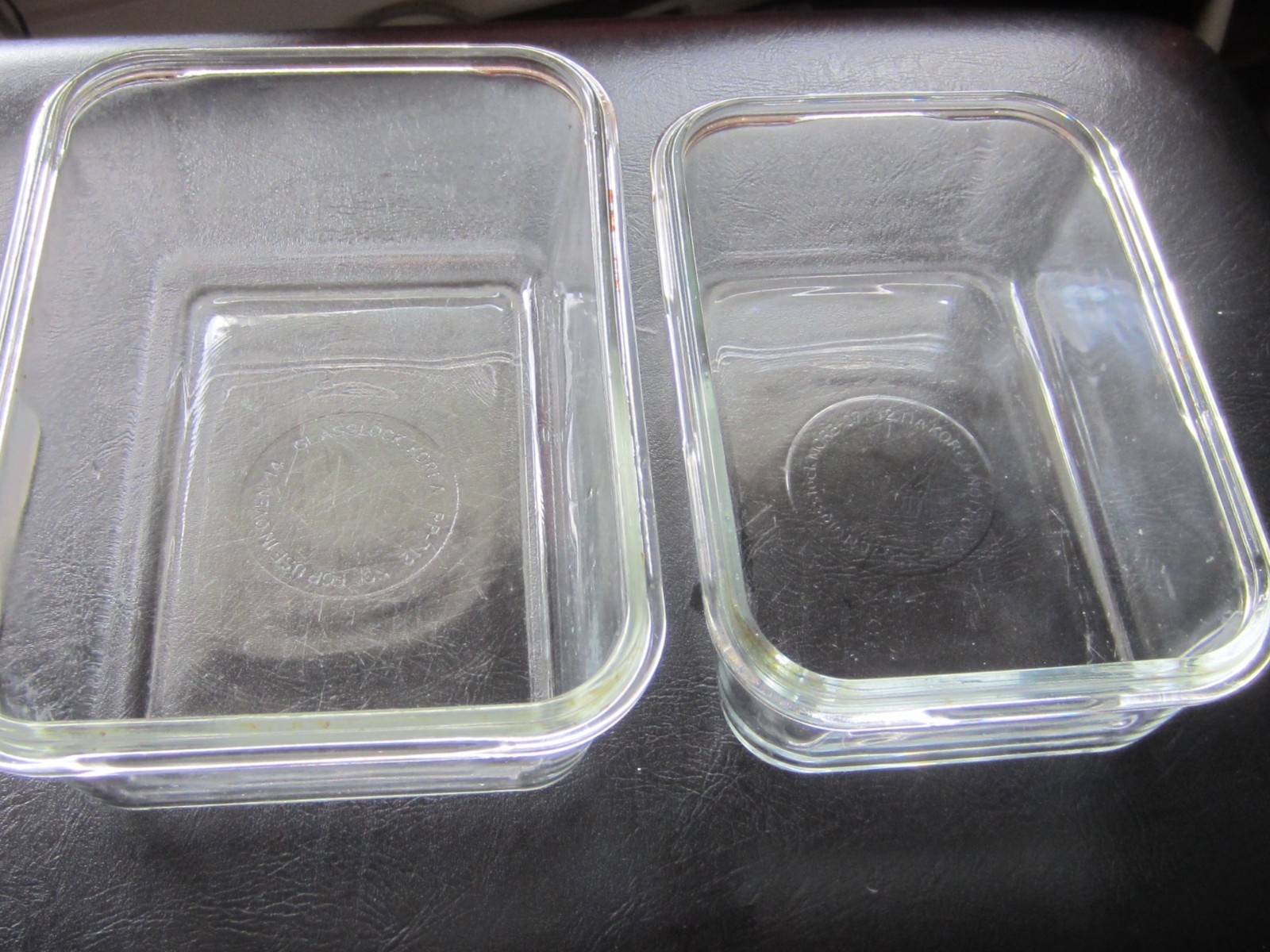 Glass Storage~ Glasslock Tempered Glass Food Storage Containers with Lids (2)
