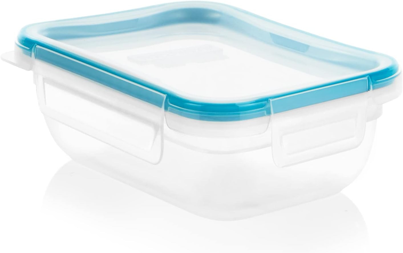 Total Solution 3-Cup Plastic Food Storage Container with Lid, 3-Cup Square Meal