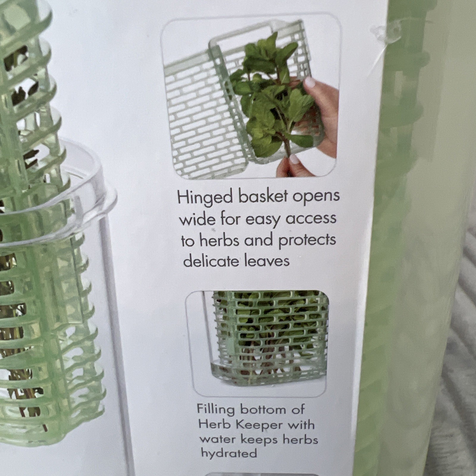 OXO Good Grips GreenSaver Herb Keeper 1.8 QT BRAND NEW HTF