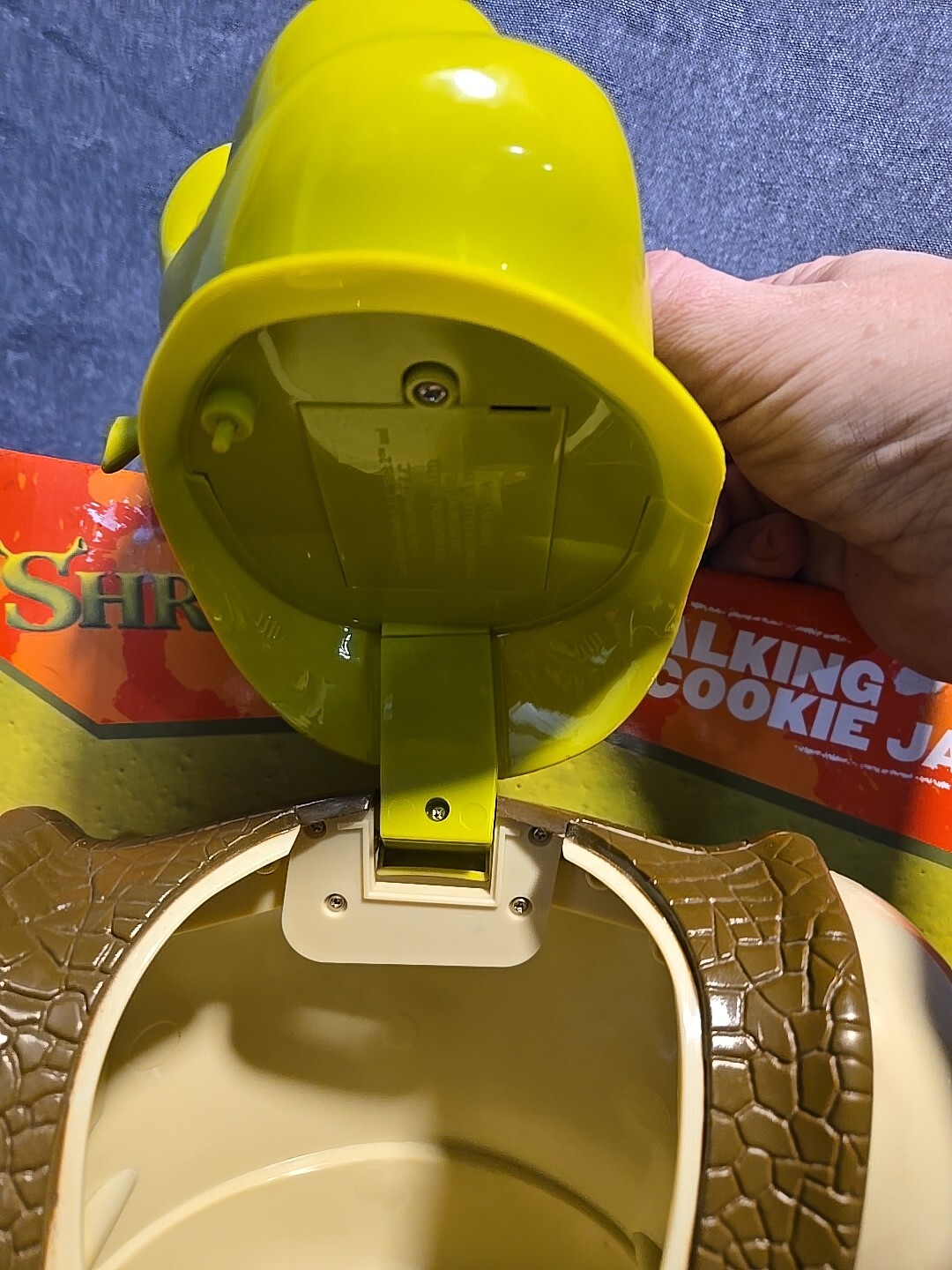 Rare Shrek & Donkey 2004 Talking Cookie Jar 2 Speaker Tested Working Condition