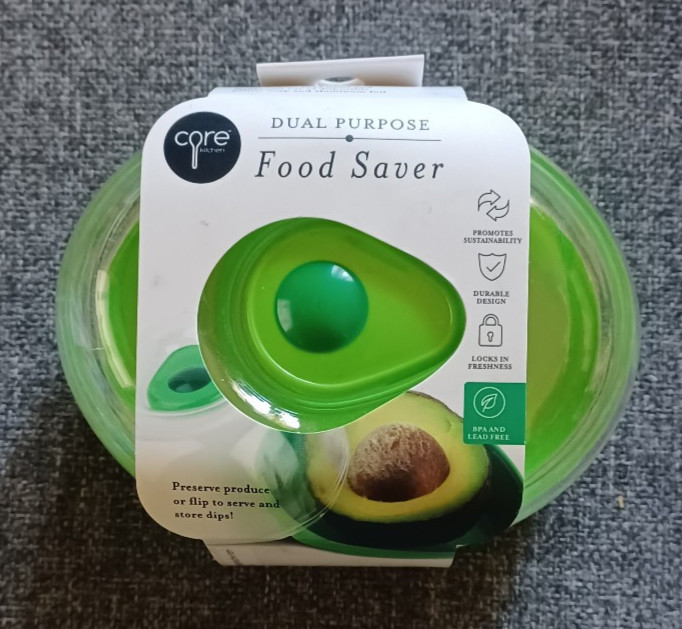 Avocado Pod Food Saver 12 Oz Capacity Green Core Kitchen Dual Purpose New