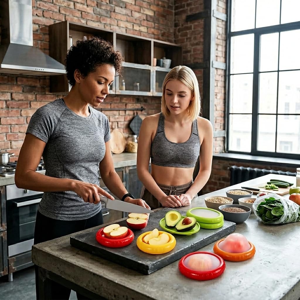 Avocado Saver and Tomato Holder, Onion Antioxidation Storage Set – Set of 4 R…