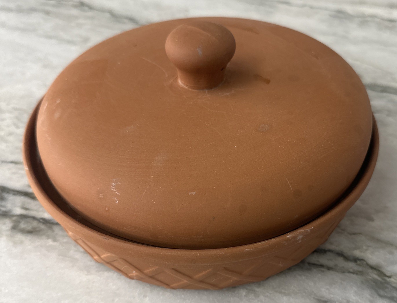 Fox Run Microwavable Terra Cotta Tortilla Warmer Glazed Interior 8”