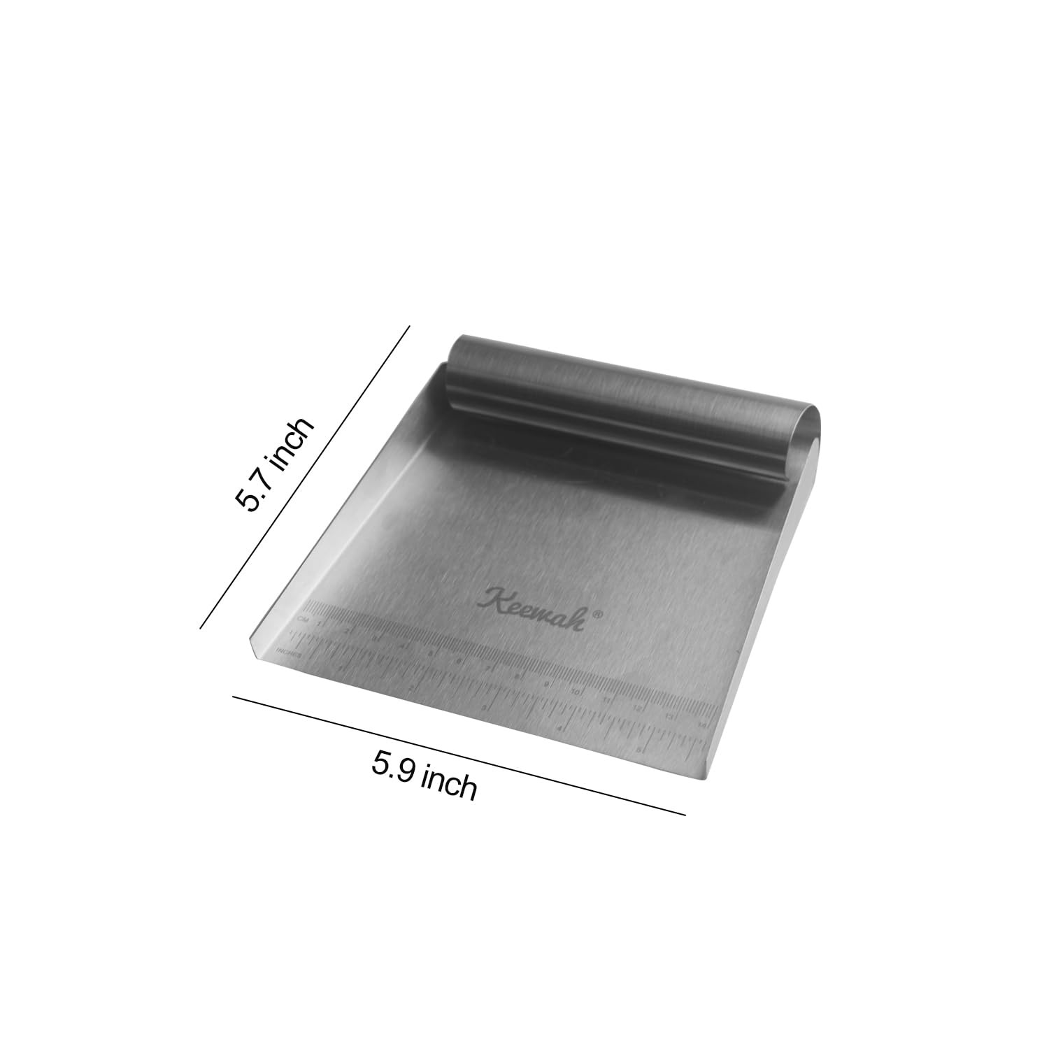 Food Scoop, 5.9 x 5.7 inch, Stainless Steel