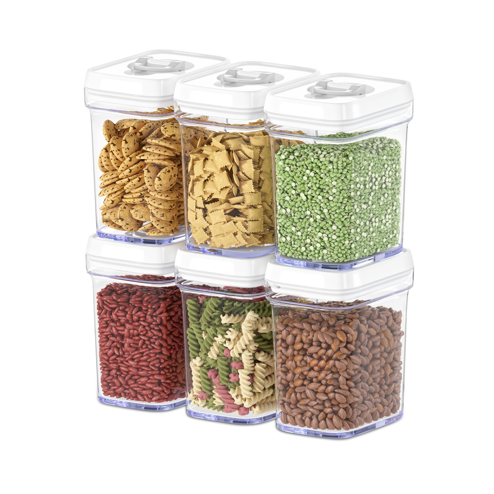 DWËLLZA KITCHEN Airtight Food 1 Liter / 0.9 Qt, 01 – 1 (Set of 6)