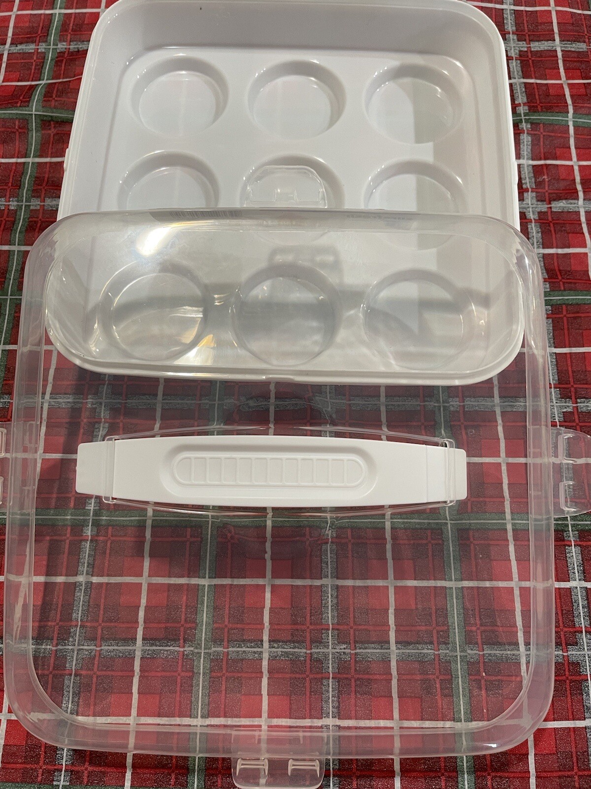 Sure fresh cup cake container storage 10.5 x 10.5 x 3.5 In