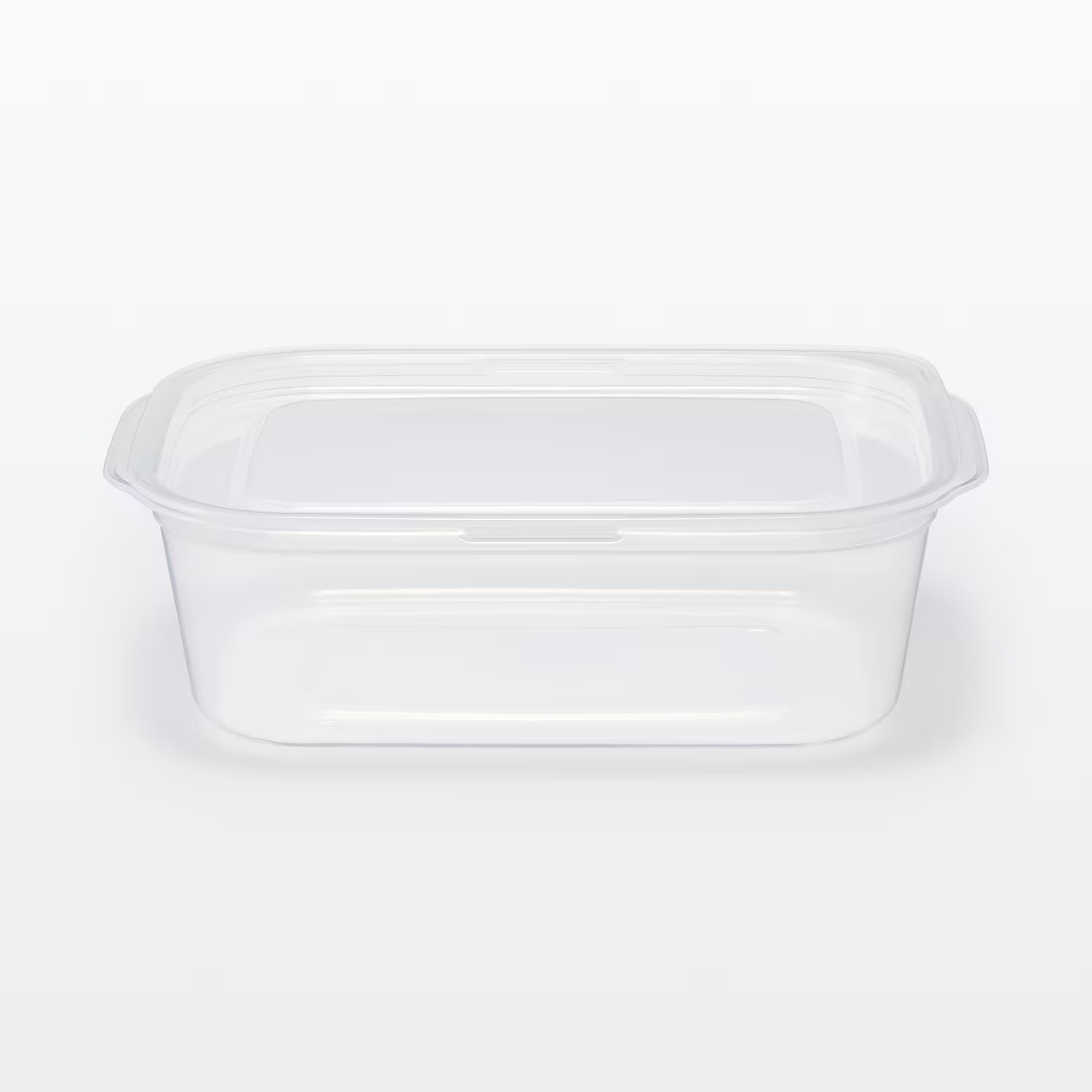 MUJI polypropylene food container usable in the microwave 850mL, a set of 2