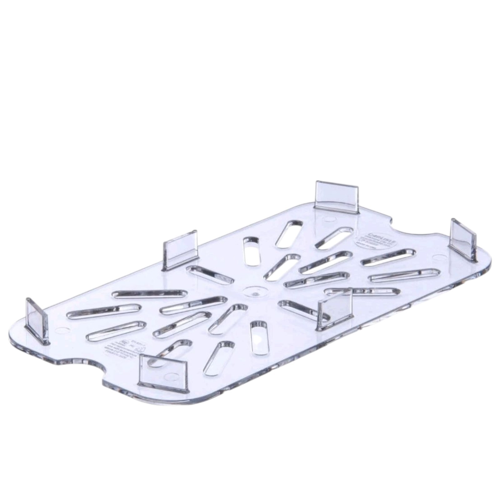 Carlisle Plastic Drain Shelf For 1/4 Size Food Pan 3069507 Drain Grate Tray For