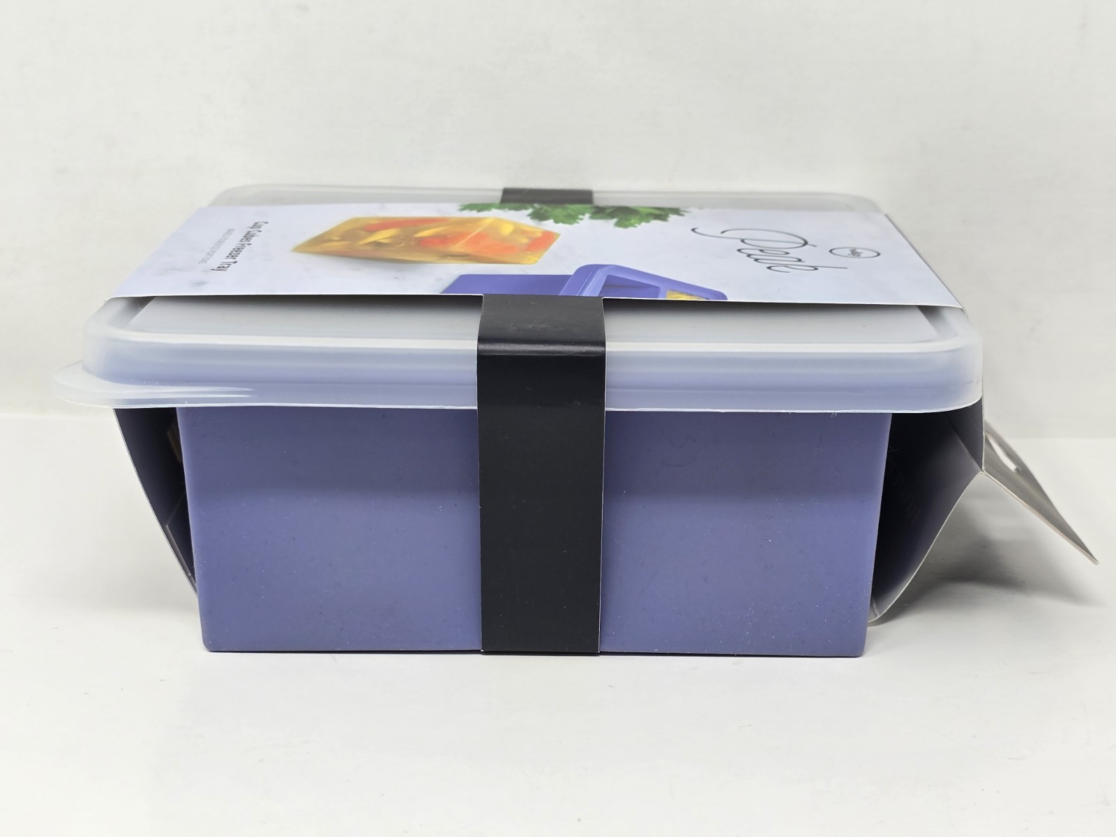 W&P Peak Cup Cubes Silicone Freezer Tray w/ Lid, Blue, Makes Four 8 oz Portions