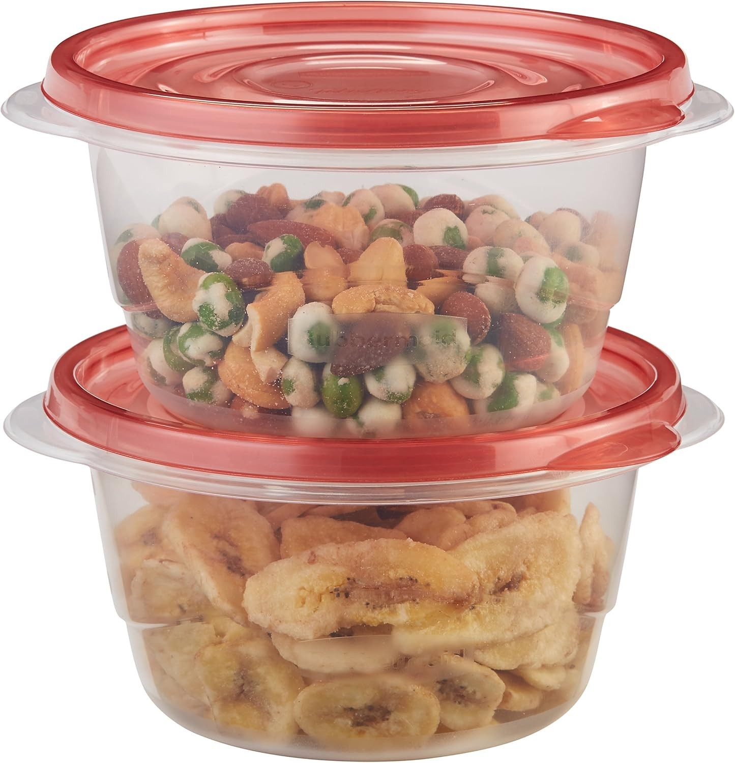 TakeAlongs Small Bowl Food Storage Containers 3.2 Cup Tint Chili 2 Count