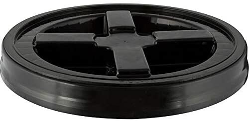 3.5 Gallon Food Grade Bucket Pail with Black Screw on Air Tight Lid( Pack of 2)