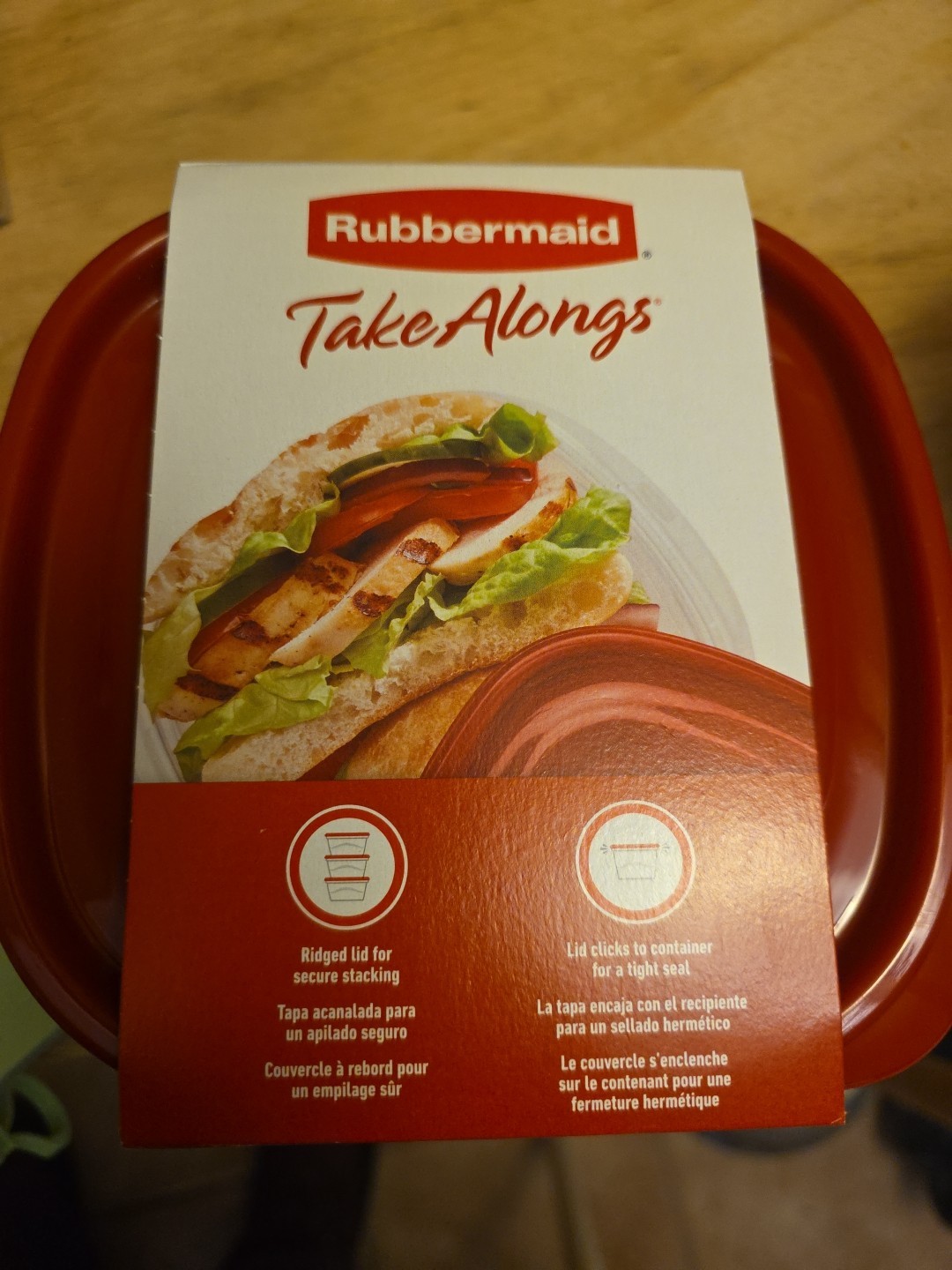 Rubbermaid 4Pc Sandwich Containers