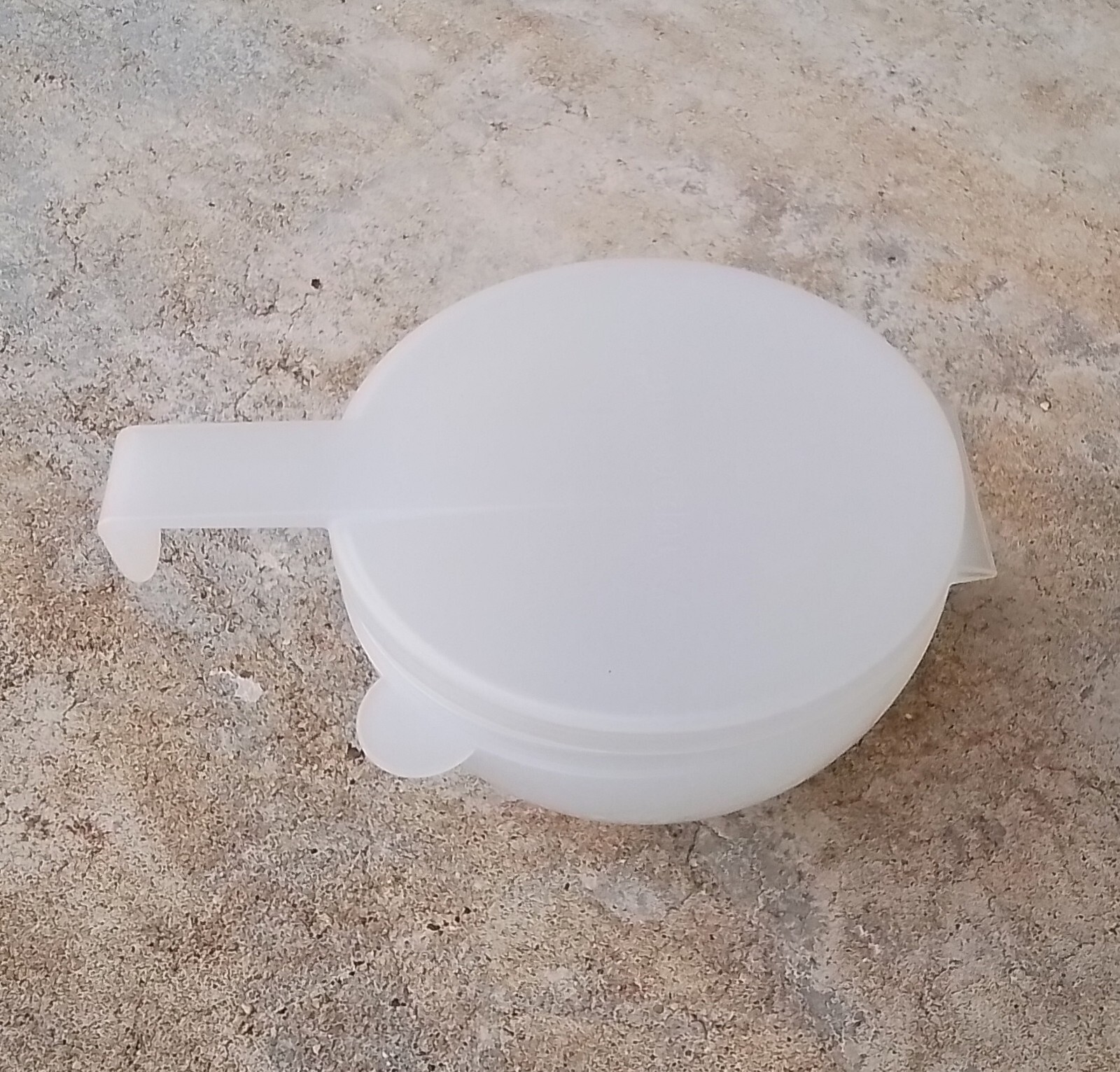 Tupperware 4201 Tomato/Onion Hanging Keeper Container Forget Me Not Attached Lid