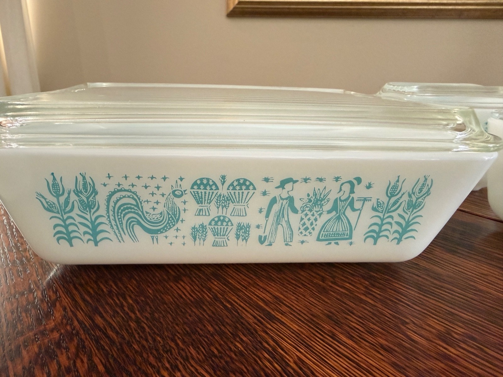 Complete Set of Butterprint Amish Fridgies, Vintage