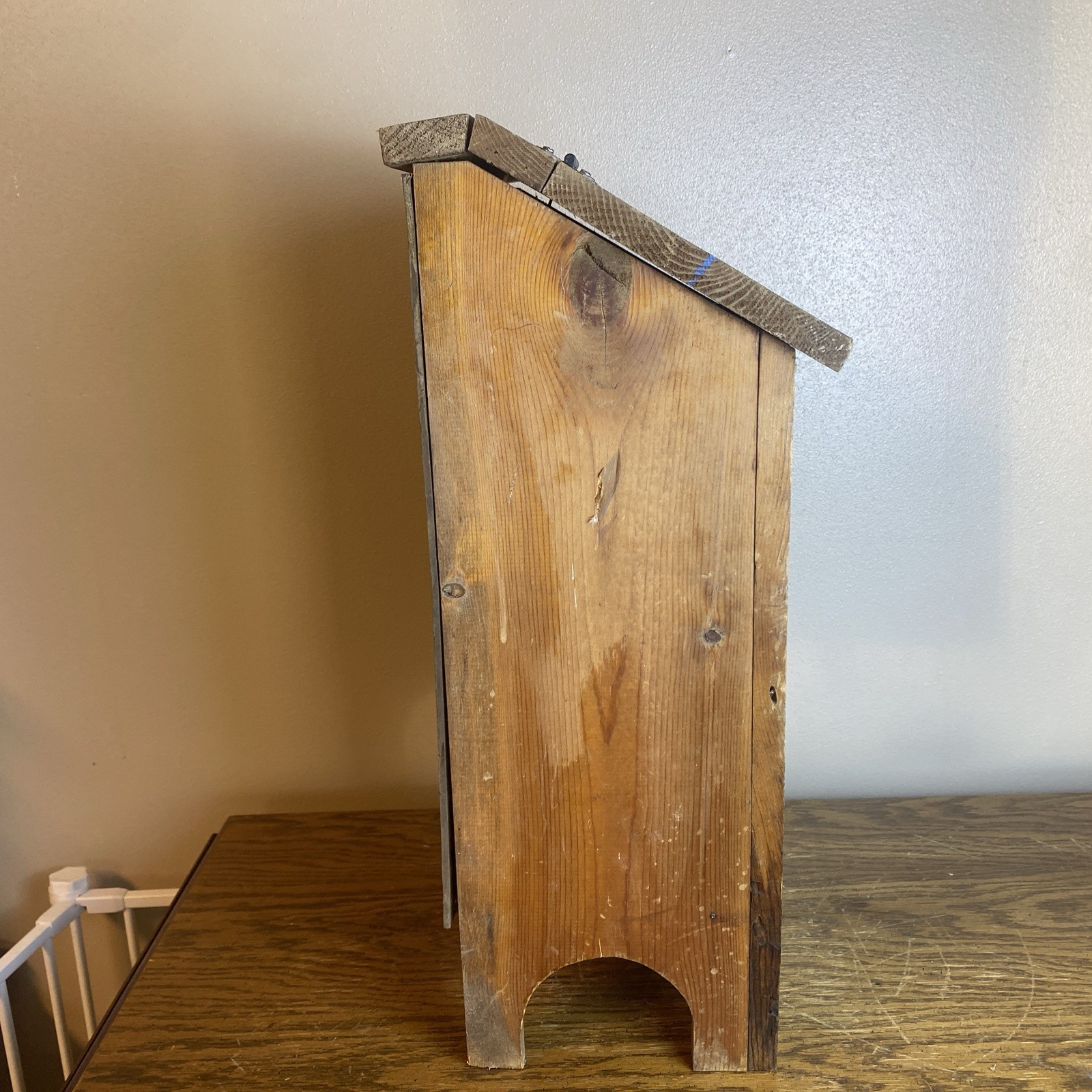 VTG Handmade Oak Potato Tater Onion Bin Primitive Farm Country Cottage