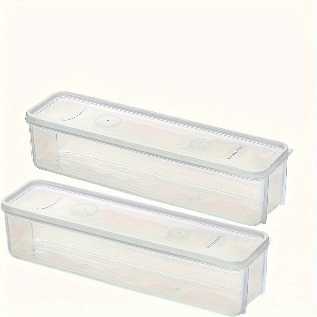 Refrigerator Storage Box Food Fresh Keeping Sealed Transparent Container