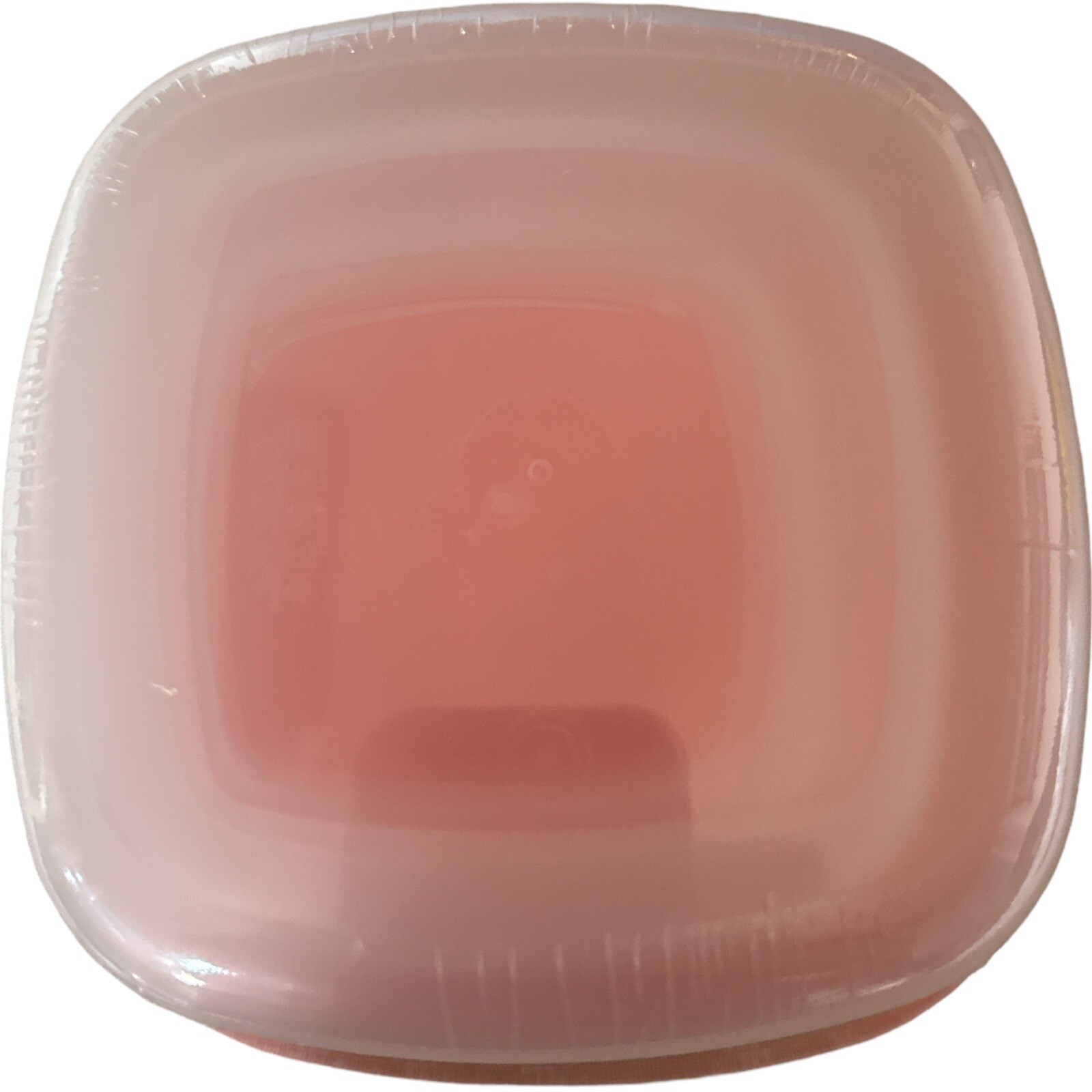 Sure Fresh 3 Pack Reusable Square Containers With Lid Coral Orange new