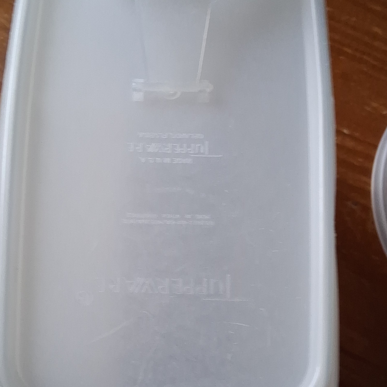 Tupperware 3pc 1.7L Food Storage Set White/Clear Snap Lids Round/Rect Divided