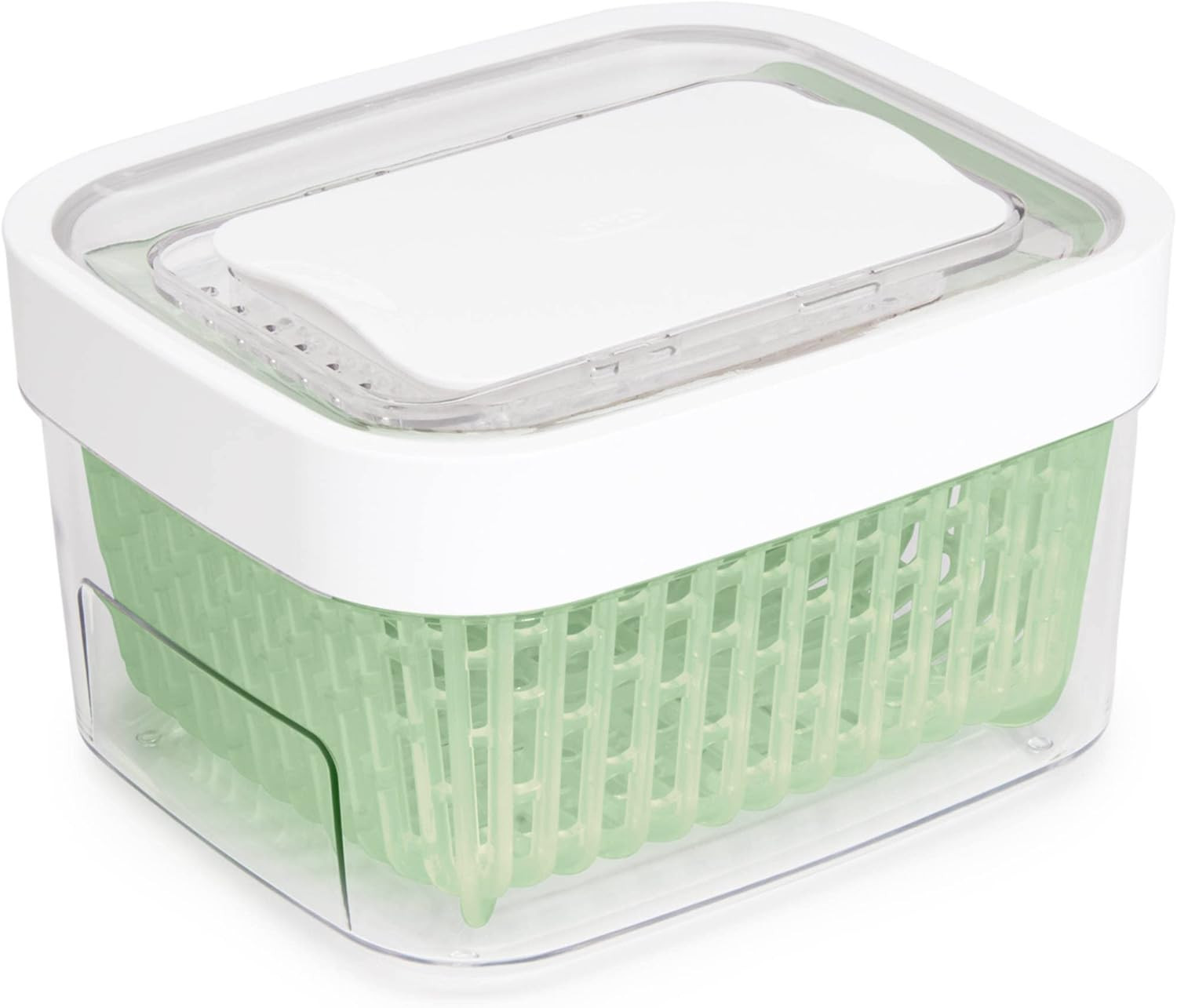 , Good Grips Storage Container, White, 1.6 Quart