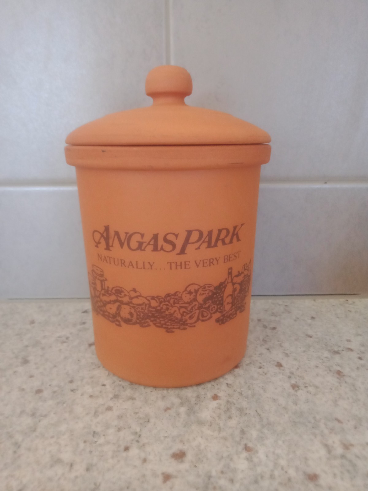 Clare Valley Pottery. Angas Park. Storage Pot & Lid. Made In Australia.