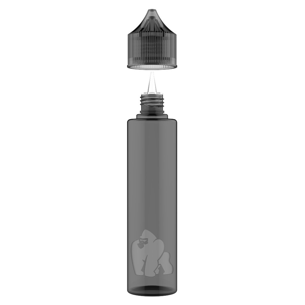 CHUBBY GORILLA 60ML LDPE SOFT AUTHENTIC PET BOTTLES (10pack) BLACK
