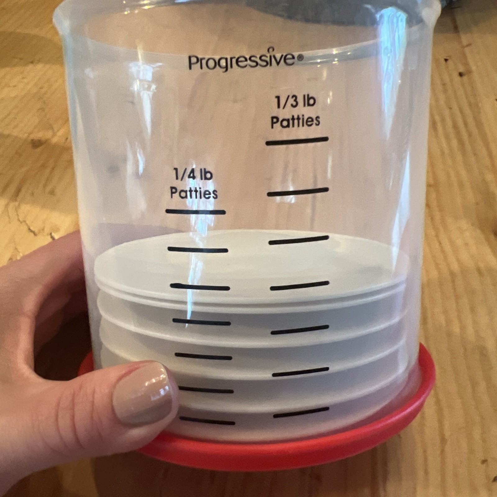 Progressive Prep Works Patty Caddy Press & Store Burger Patties