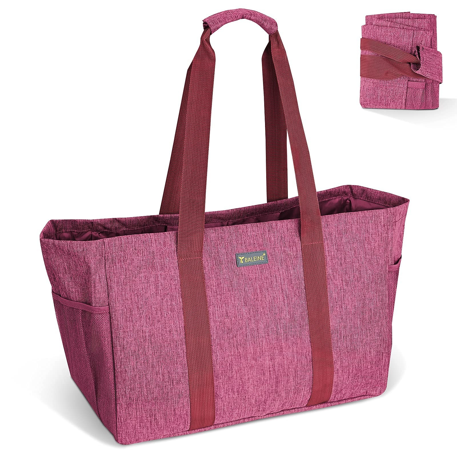 BALEINE 9 Gal Oversized Foldable Reusable Storage Bag Utility Tote Ber