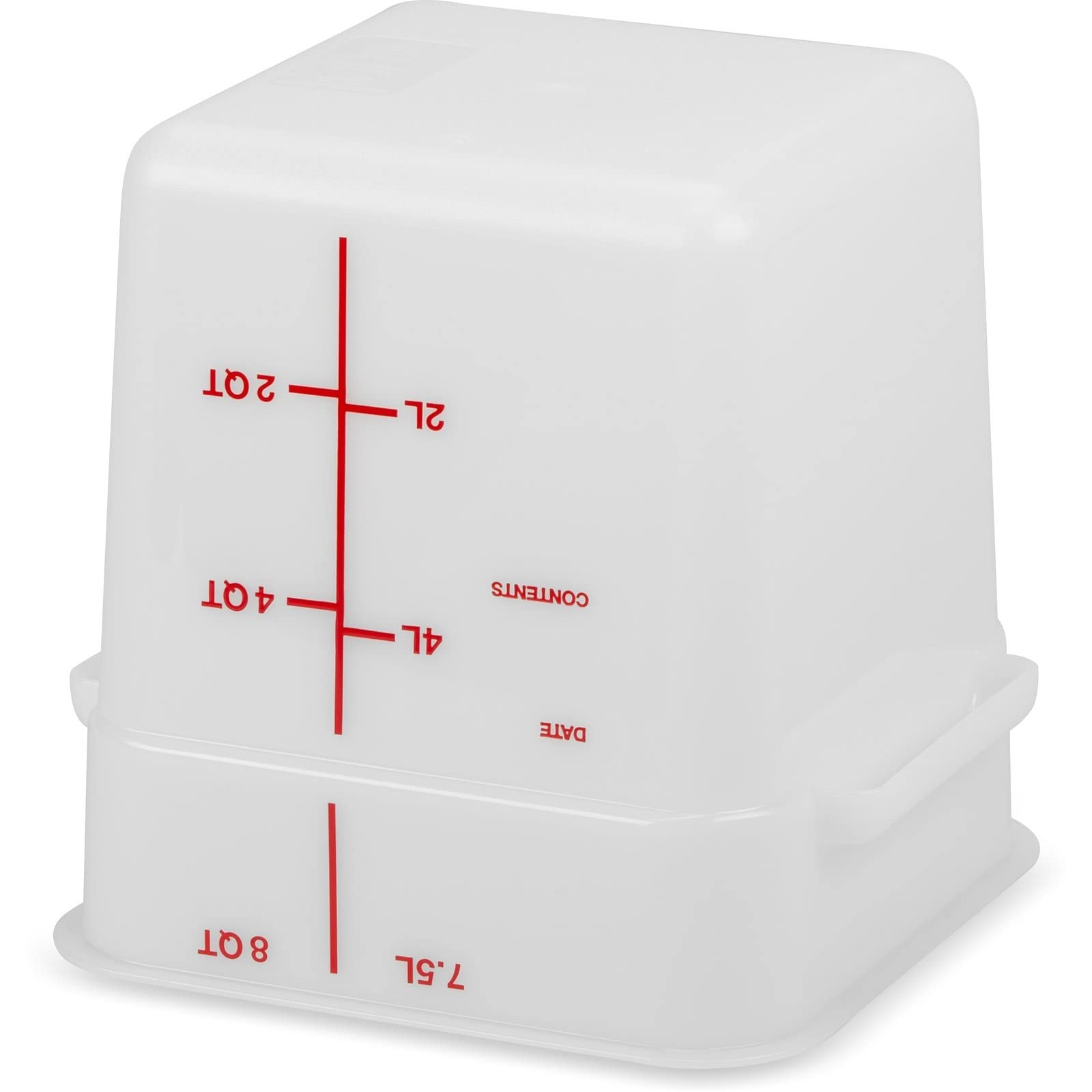 Carlisle FoodService Products Squares Square Food Storage Container with Stac…