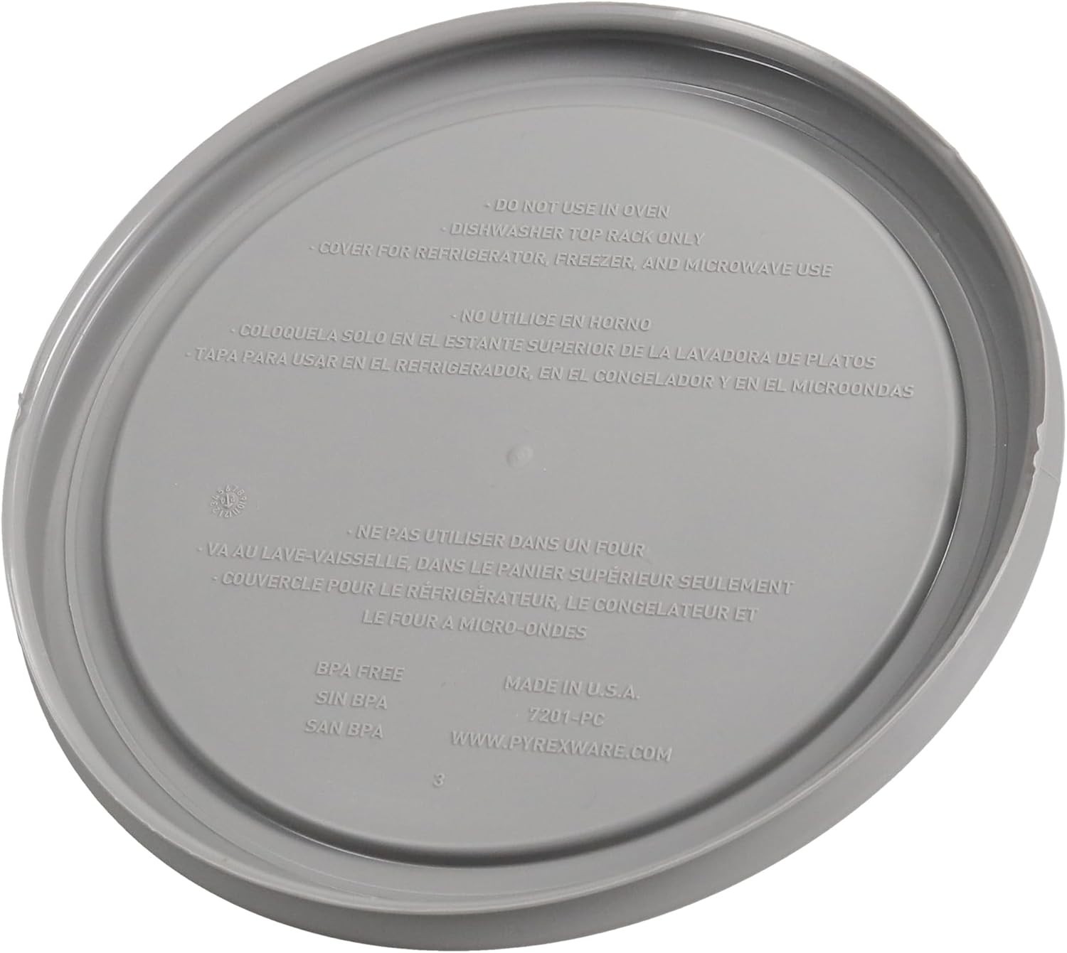 7201-PC 4 Cup Jet Gray Food Storage Replacement Lid 2-Pack –