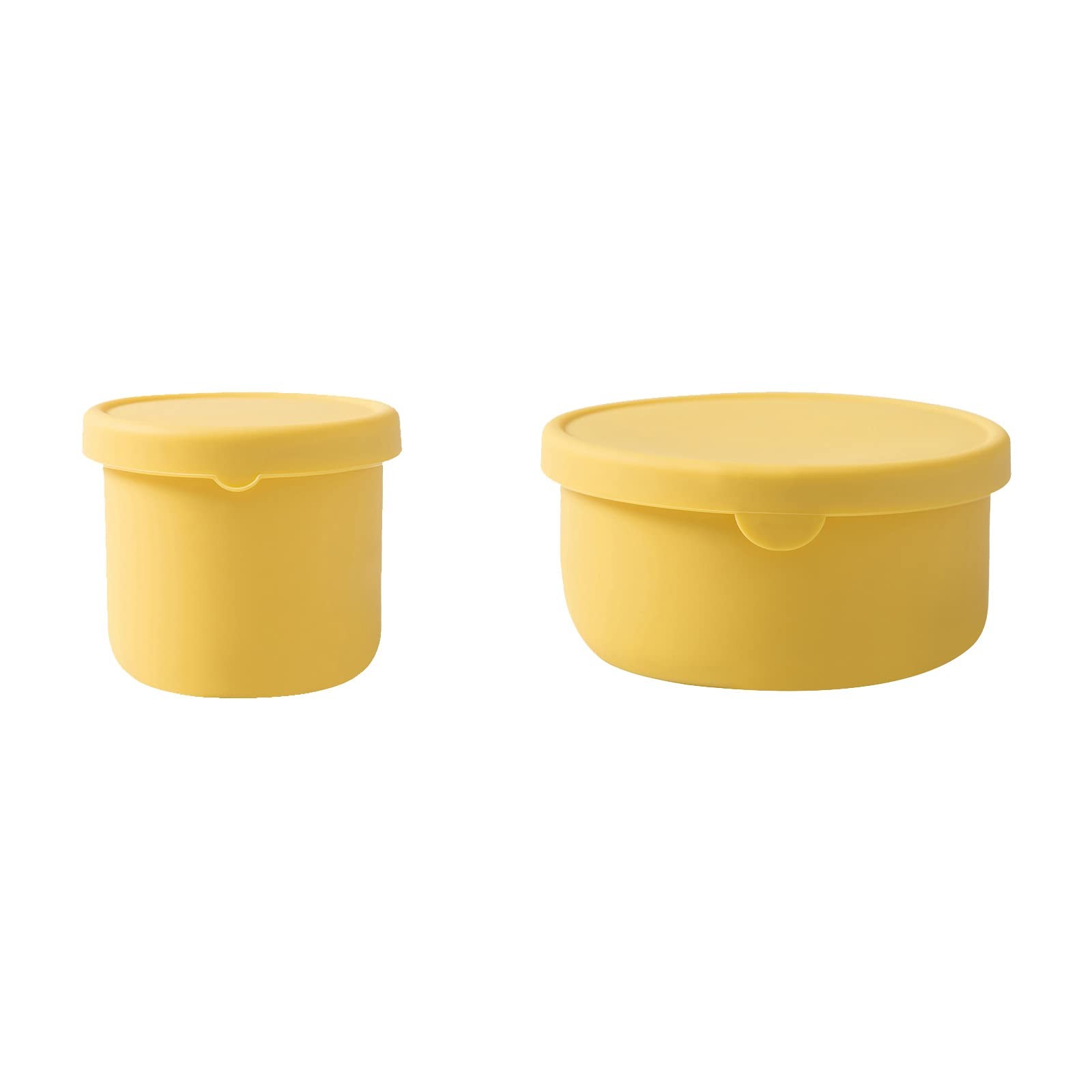 Silicone Food Storage Containers, Silicone Bowl With Lid, Unbreakable, Non-Sl…