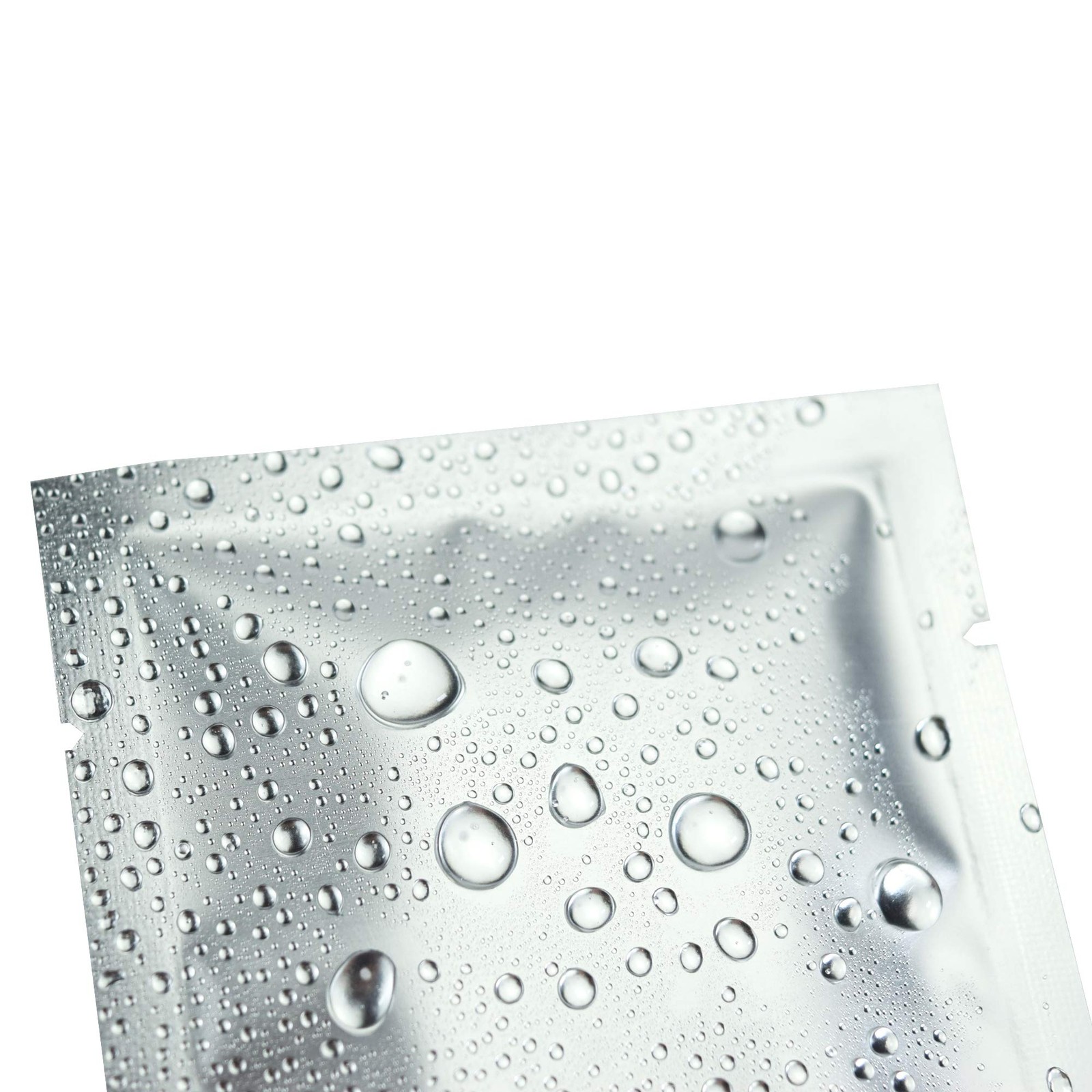 200 PCS Metallic Mylar Foil Open Top Sealable Bags (6x9cm (2.3×3.5″), Silver)