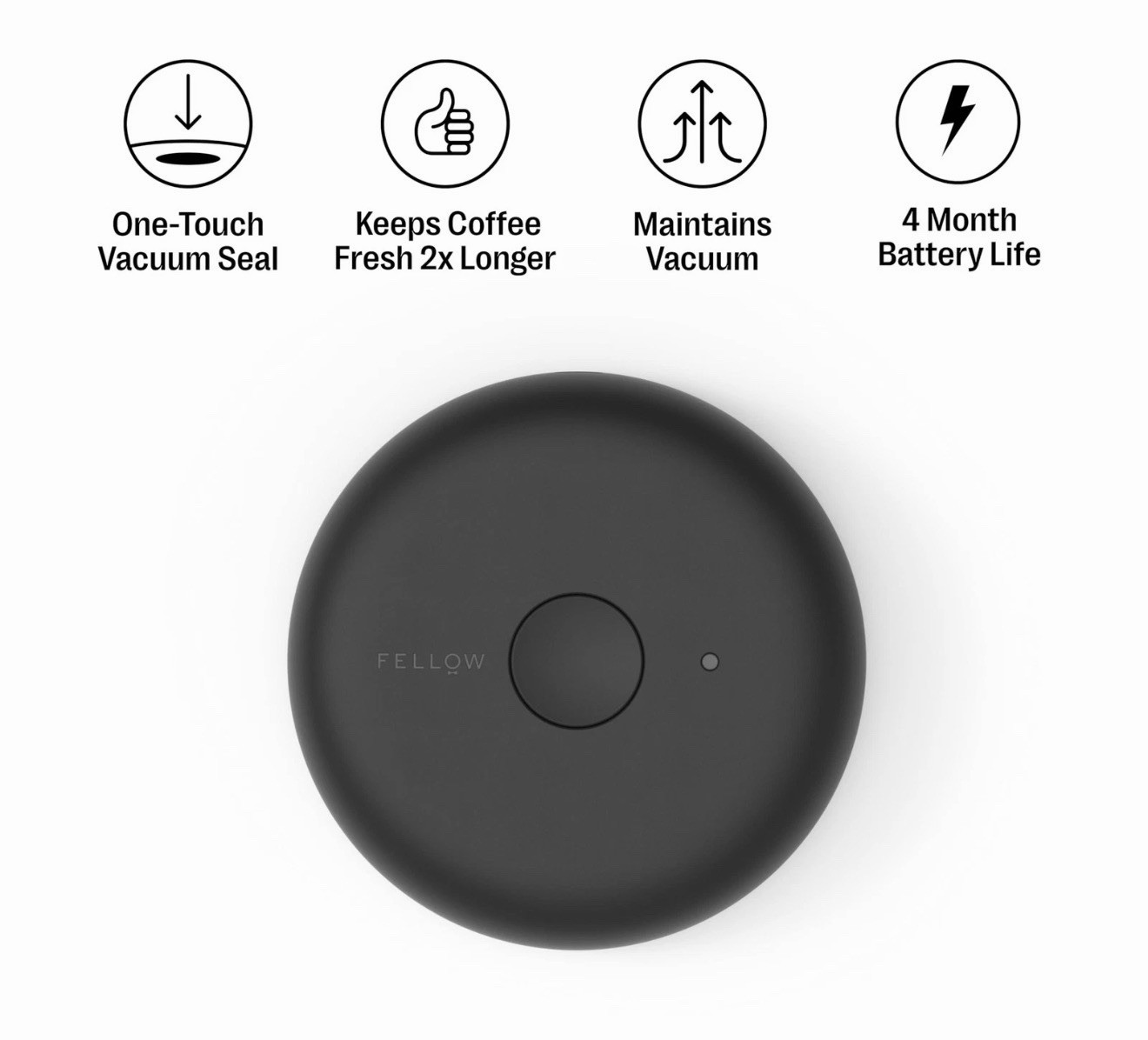 Fellow Atmos Electric Vacuum Canister & Storage Container – Airtight Coffee &…