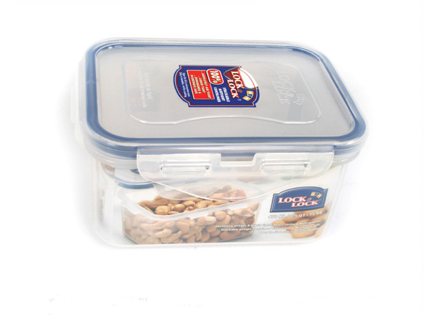 2Pcs Lock & Lock Classic Food Storage Plastic Container Set(470mL x2)
