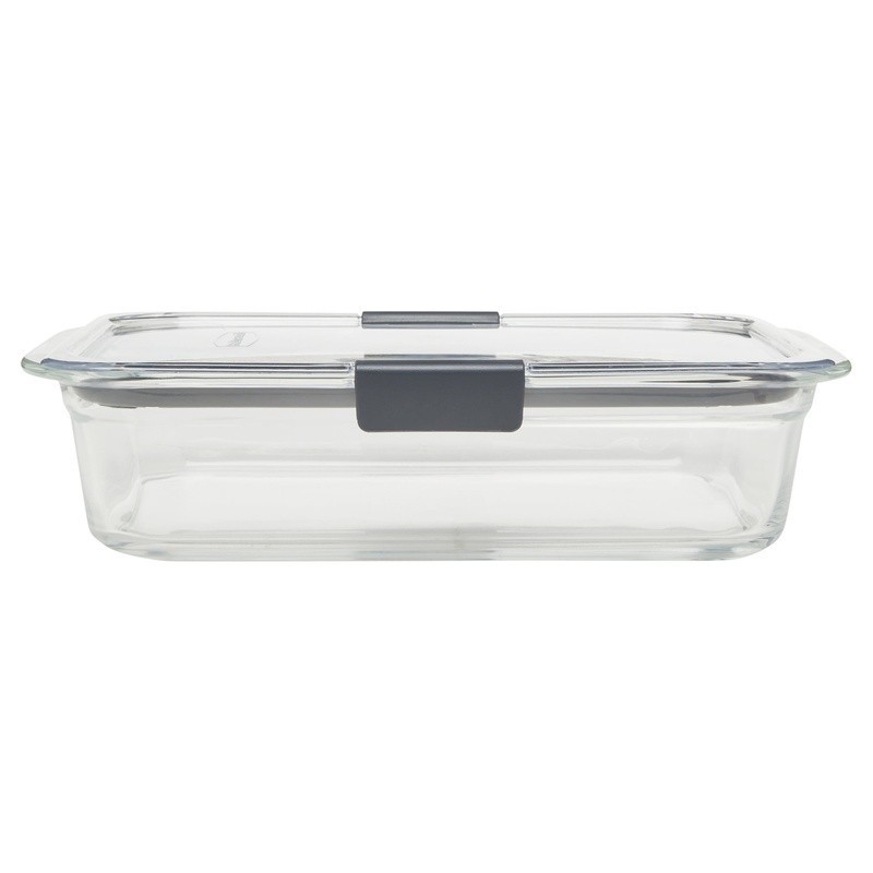 Glass Food Storage Containers 8 Cup Airtight Leak Proof Microwave Safe 2 Pack US