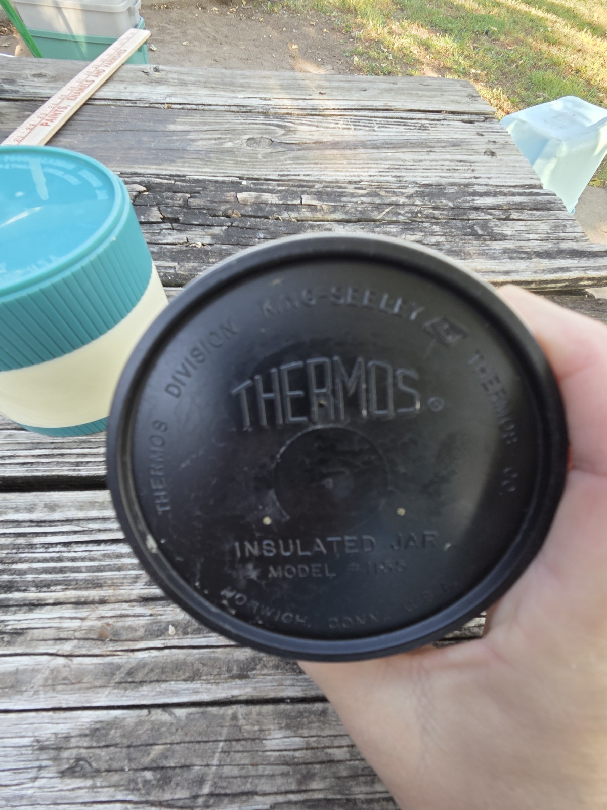 Pair Vintage Aladdin Thermo Jar Model #7000 Thermos Insulated Model #1155