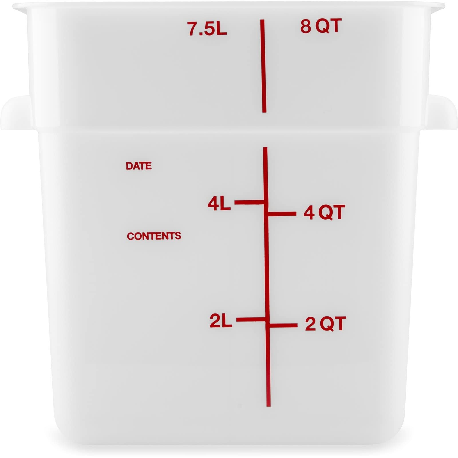 Carlisle FoodService Products Squares Square Food Storage Container with Stac…