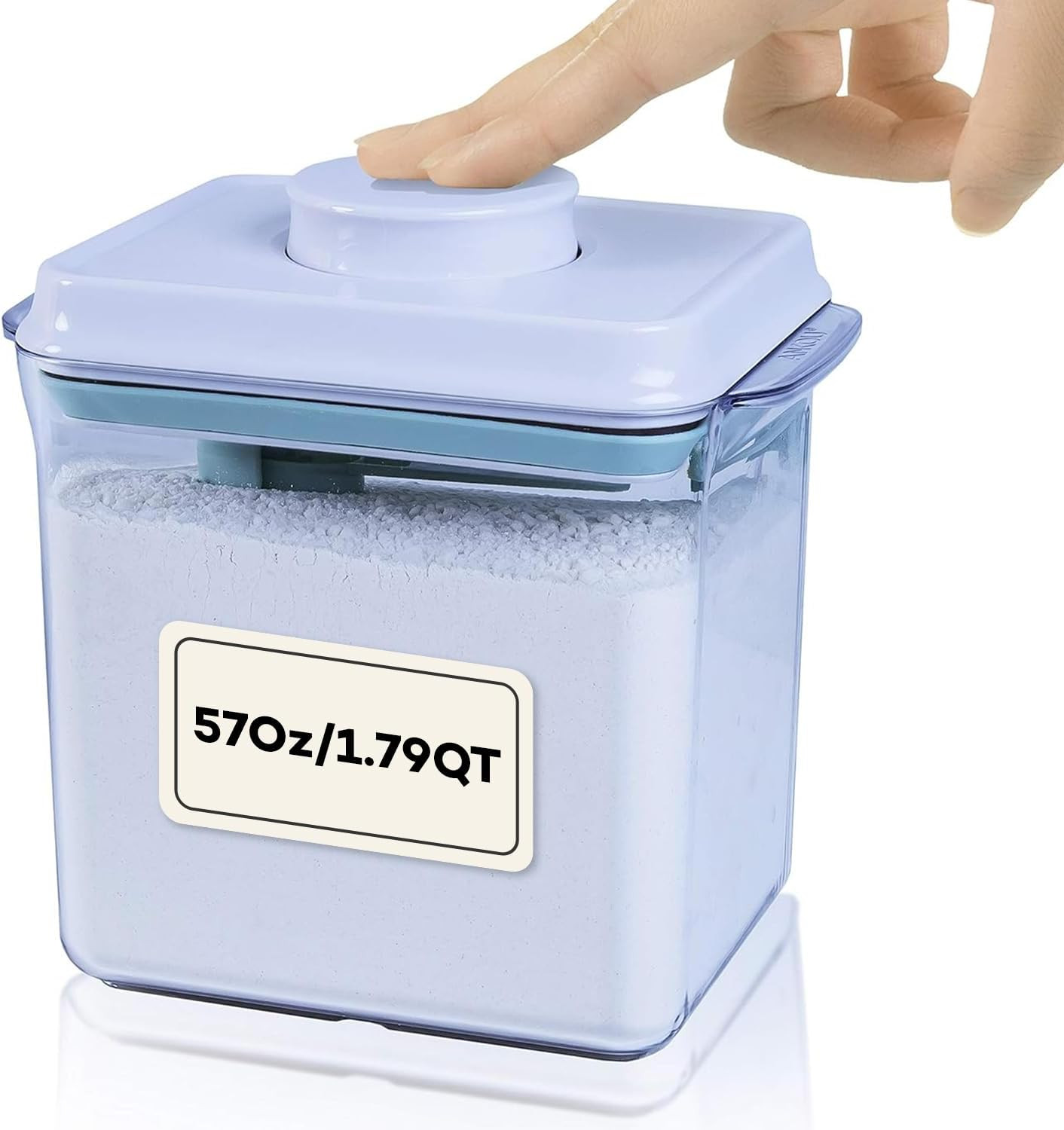 Bop Top Airtight Food Storage Containers with Lid 7 Cups / 57 Oz | Kitchen Canis