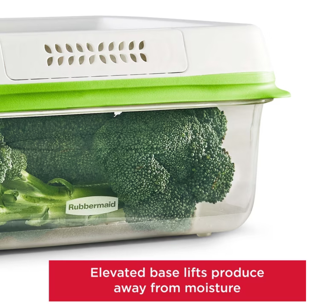 Rubbermaid FreshWorks Produce Saver, 6 Piece set of Medium
