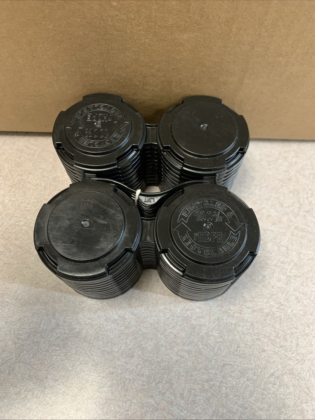PakTech 4-Pack Black Plastic Can Holder, Fits 12oz/16oz Cans, Quantity 12