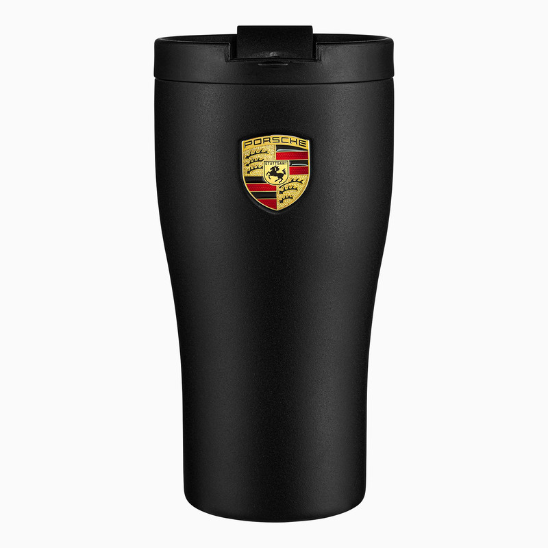 Porsche Matte Black Thermal Coffee Tumbler Wap0506250Rthb