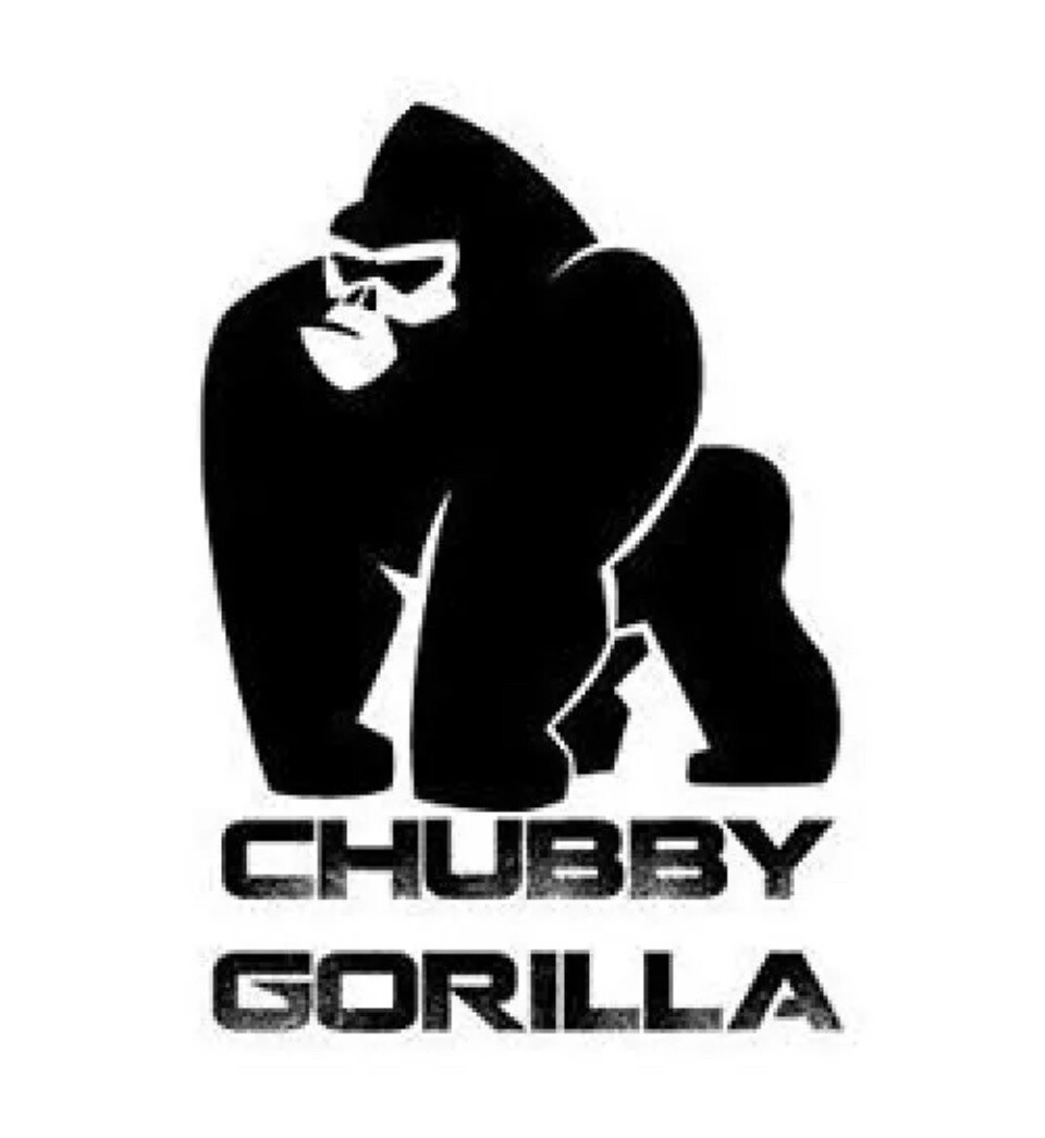 CHUBBY GORILLA 100ML V3 AUTHENTIC PET Bottles (5pack) CLEAR BOTTLE/BLACK LID