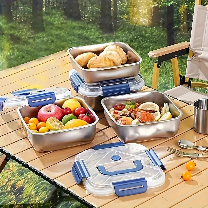 Yakimoto Airtight Stainless Steel Containers – For Neat Pantry & Fridge Storage