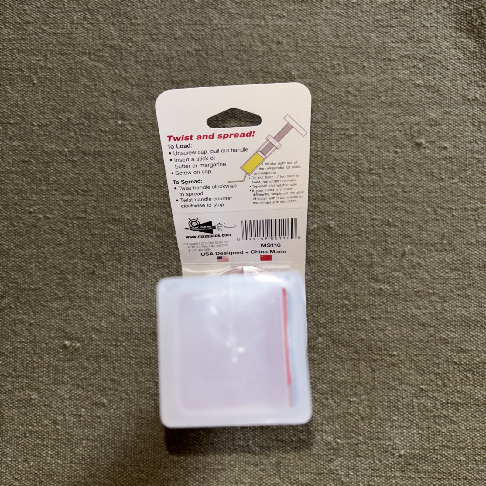 New Butter Mill Butter & Margarine Dispenser Dishwasher Safe, Make 10 ft. Ribbon